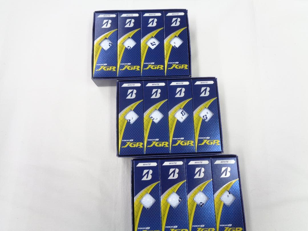 ★新品未使用★ブリヂストン TOUR B JGR ホワイトゴルフボール 3ダース