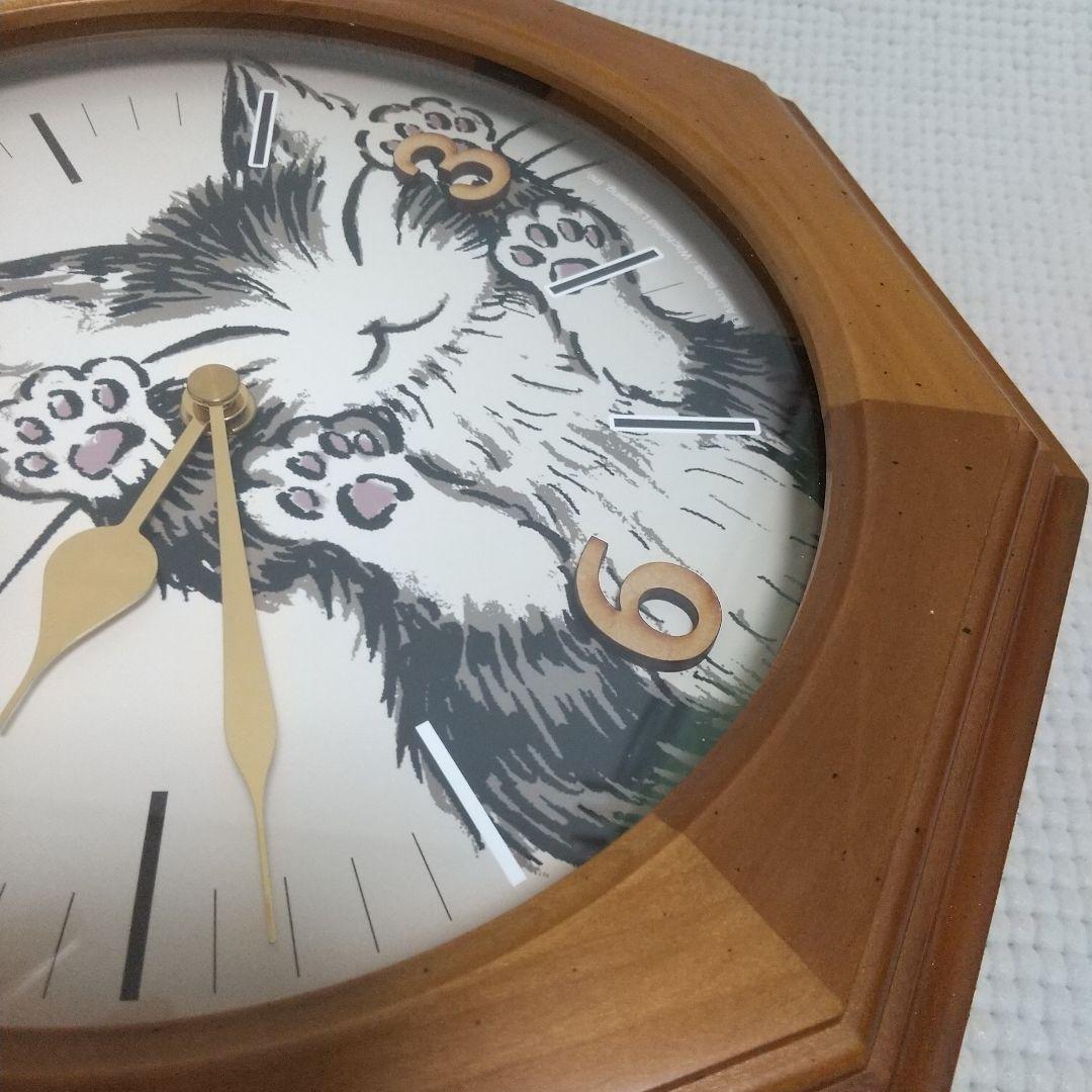 超貴重！ベビーダヤン♪ にゃんキューテイル振子時計 尻尾ゆらゆら