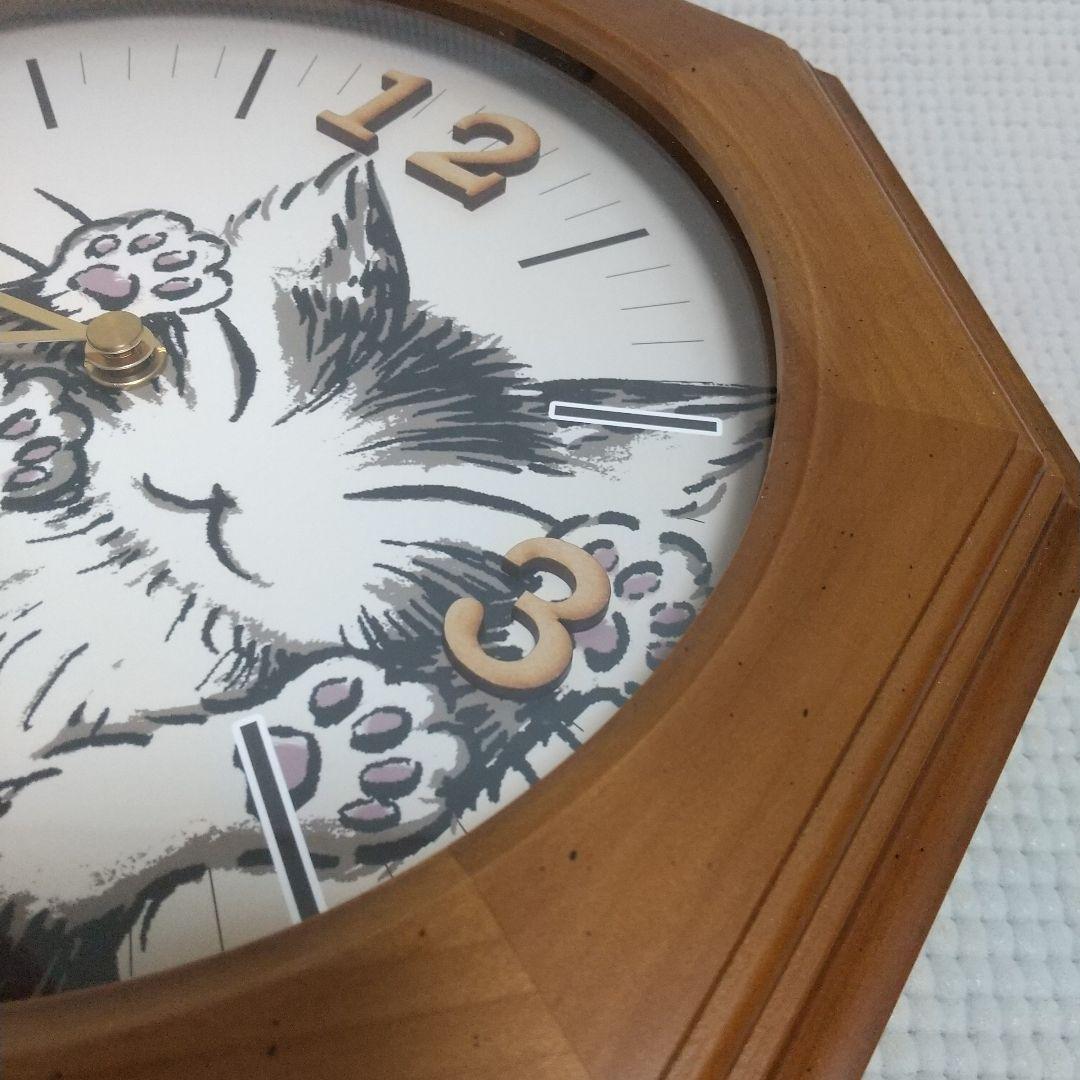 超貴重！ベビーダヤン♪ にゃんキューテイル振子時計 尻尾ゆらゆら