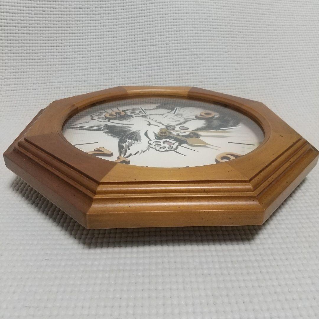 超貴重！ベビーダヤン♪ にゃんキューテイル振子時計 尻尾ゆらゆら