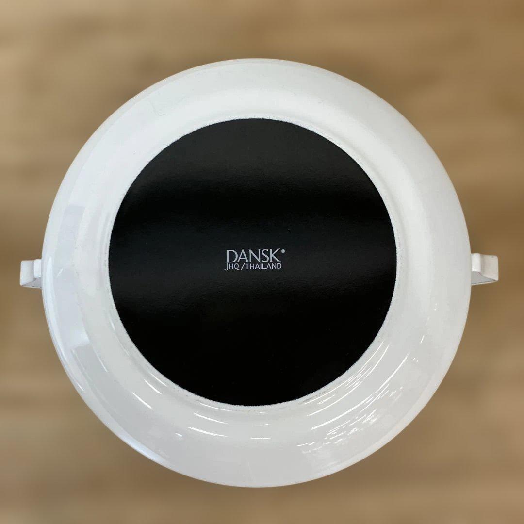 DANSK 18cmホウロウ鍋 ホワイト