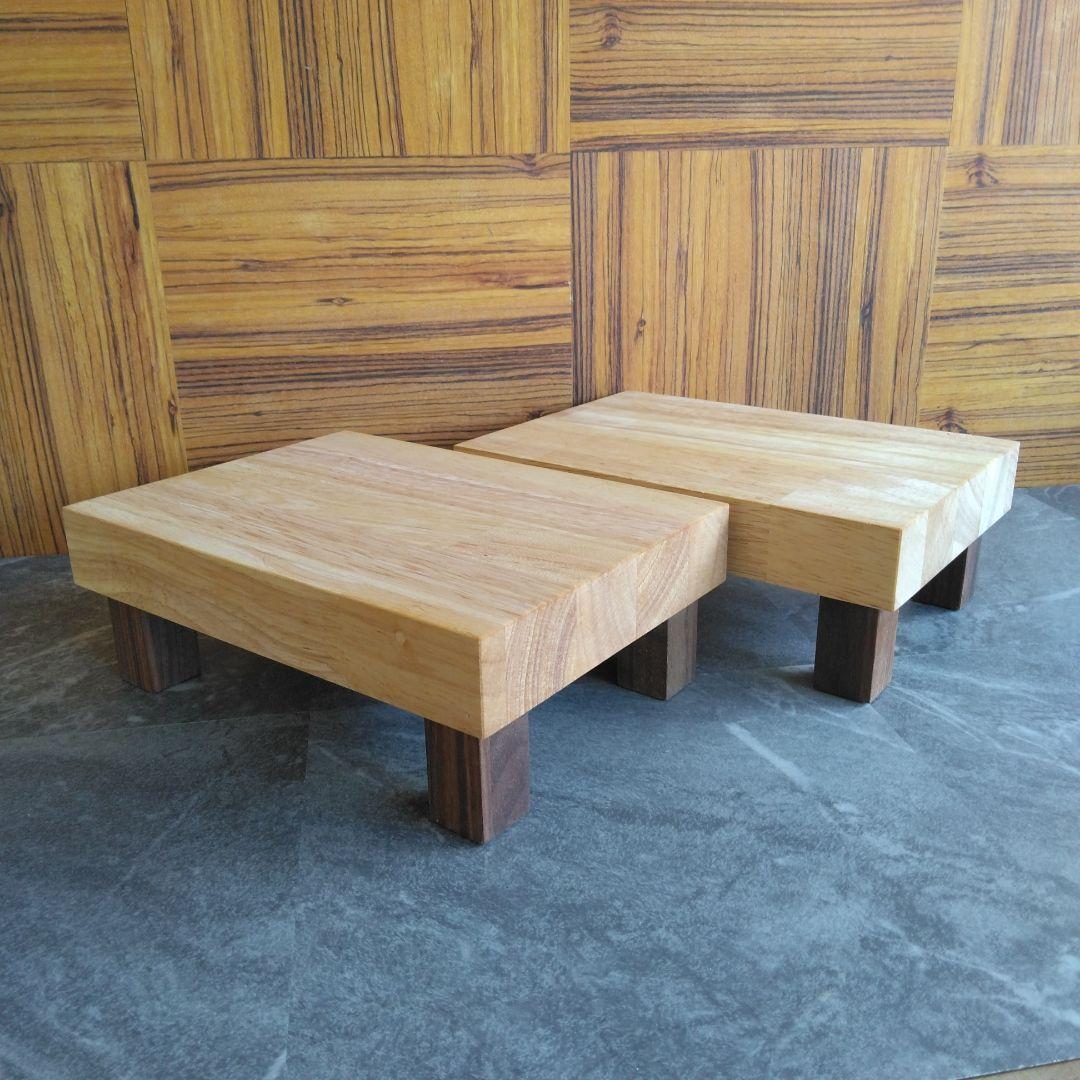 木製スピーカースタンド一対