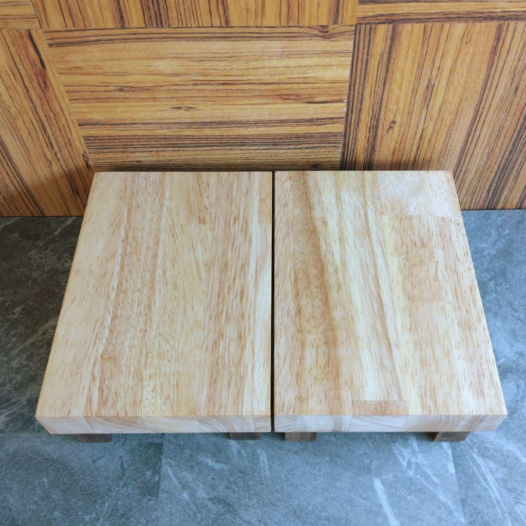 木製スピーカースタンド一対