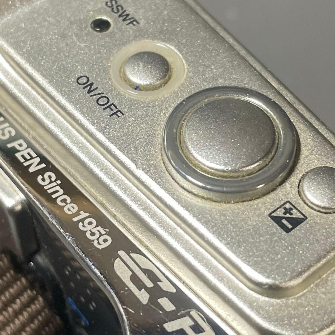 【訳あり・説明必読】OLYMPUSデジカメE-P2 レンズ・レザーホルダー付