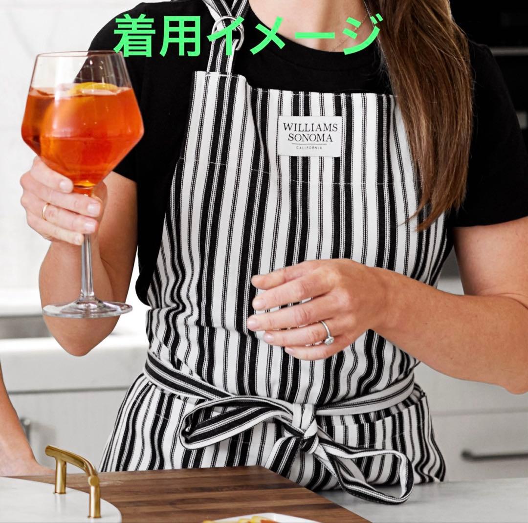 williams sonoma ウイリアムズソノマ　エプロン　親子セット