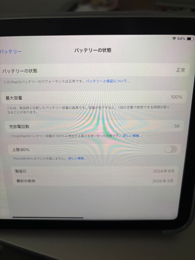 iPad mini7 (A17 Pro) Wi-Fi 512GB ジャンク品
