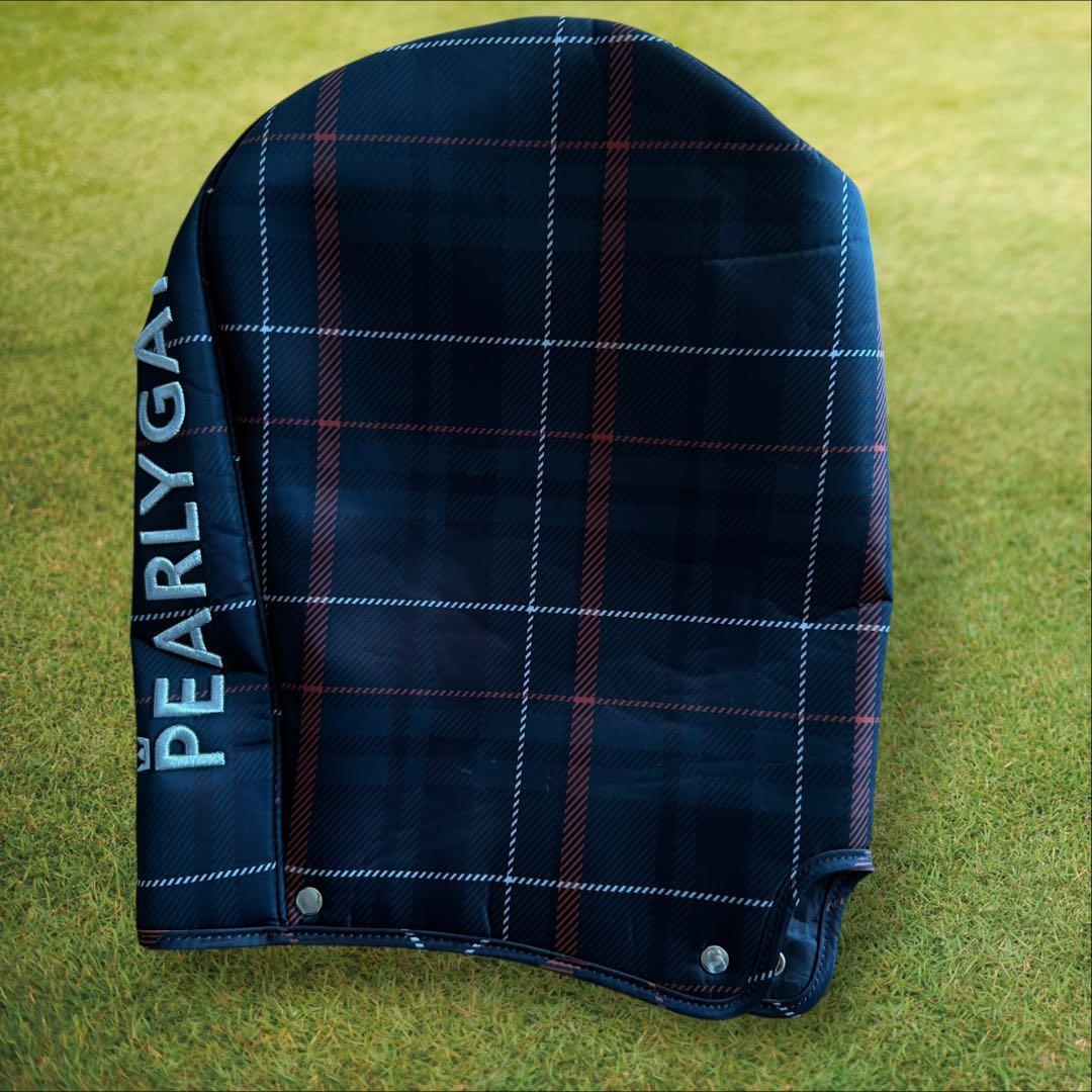 現行モデル　限定品　パーリーゲイツ　キャディバッグ　ノバチェック　ダークブラウン