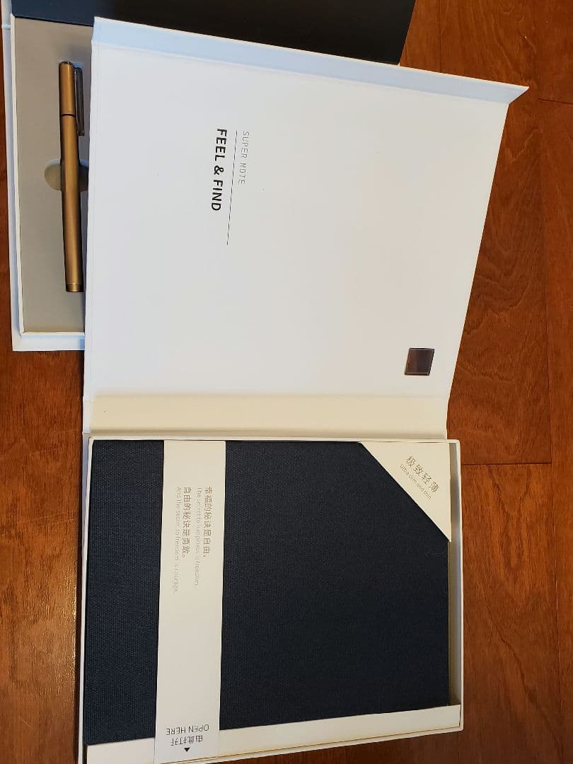 SUPER NOTE A5 Folio 本体と付属品