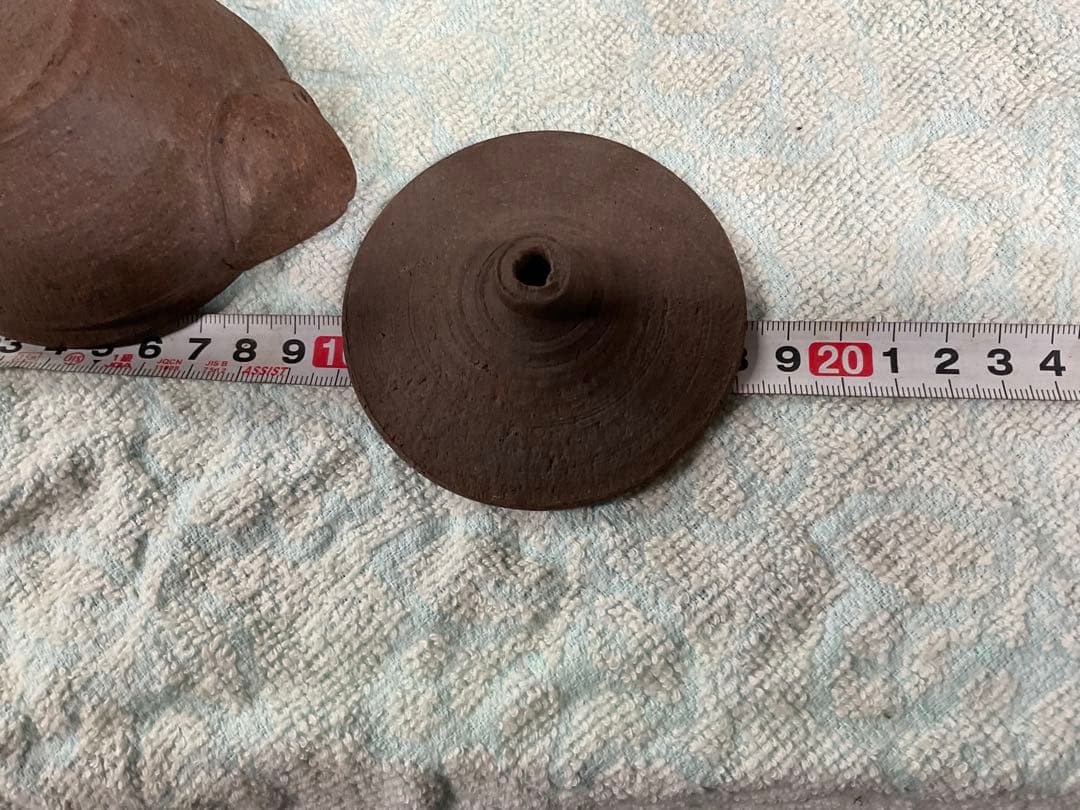 常滑焼　？　備前焼　？　陶器製 急須　蓋付き