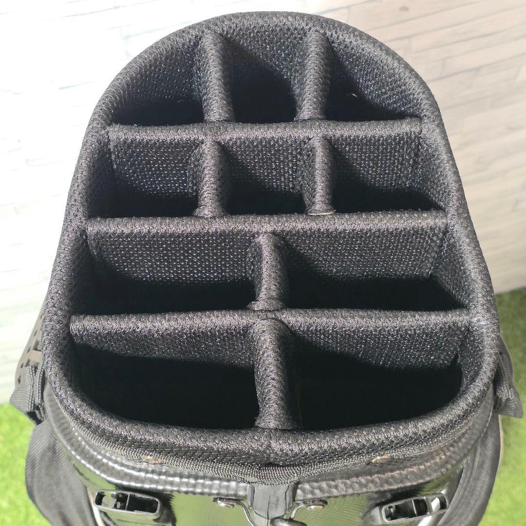 極美品 MEGA GOLF キャスター付 ハードケース キャディバッグ ブラック