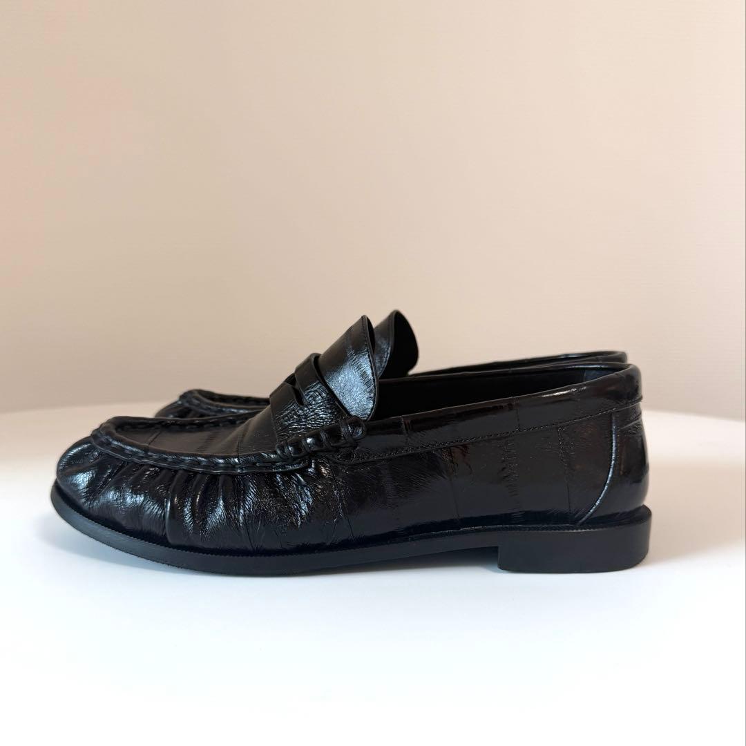 Saint Laurent ル ローファー ソフト（イールスキン）BLACK