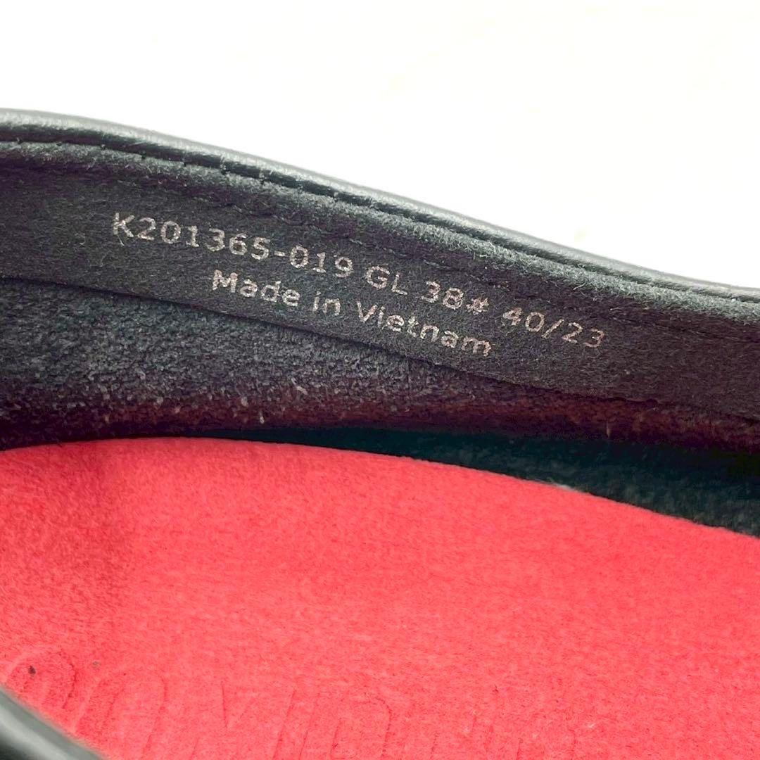 美品 カンペール パンプス ライトニナ メリージェーン 24cm 黒 Y1128