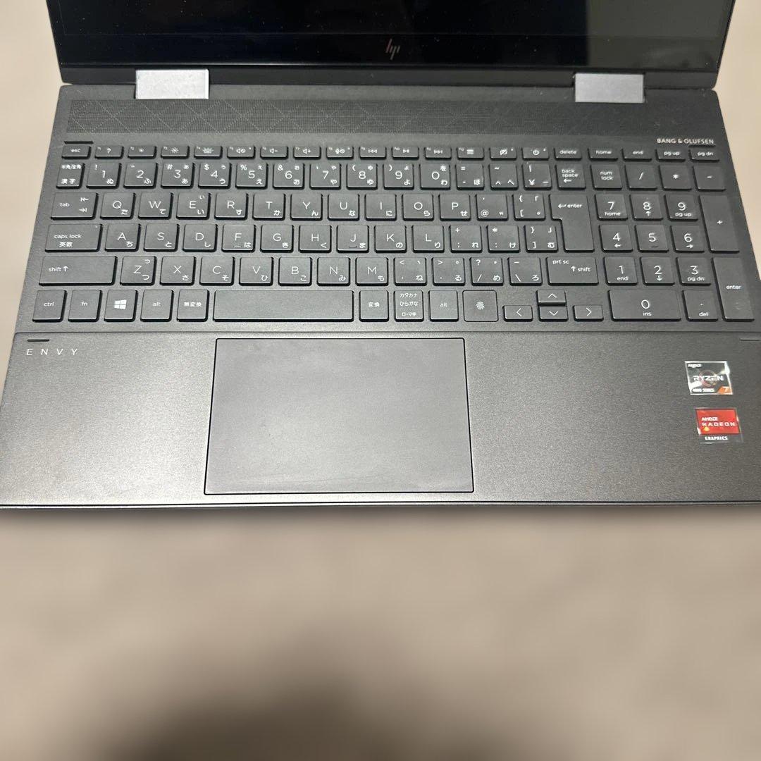 HP ENVY x360 15（Ryzen7 メモ16GB SSD516 GB）