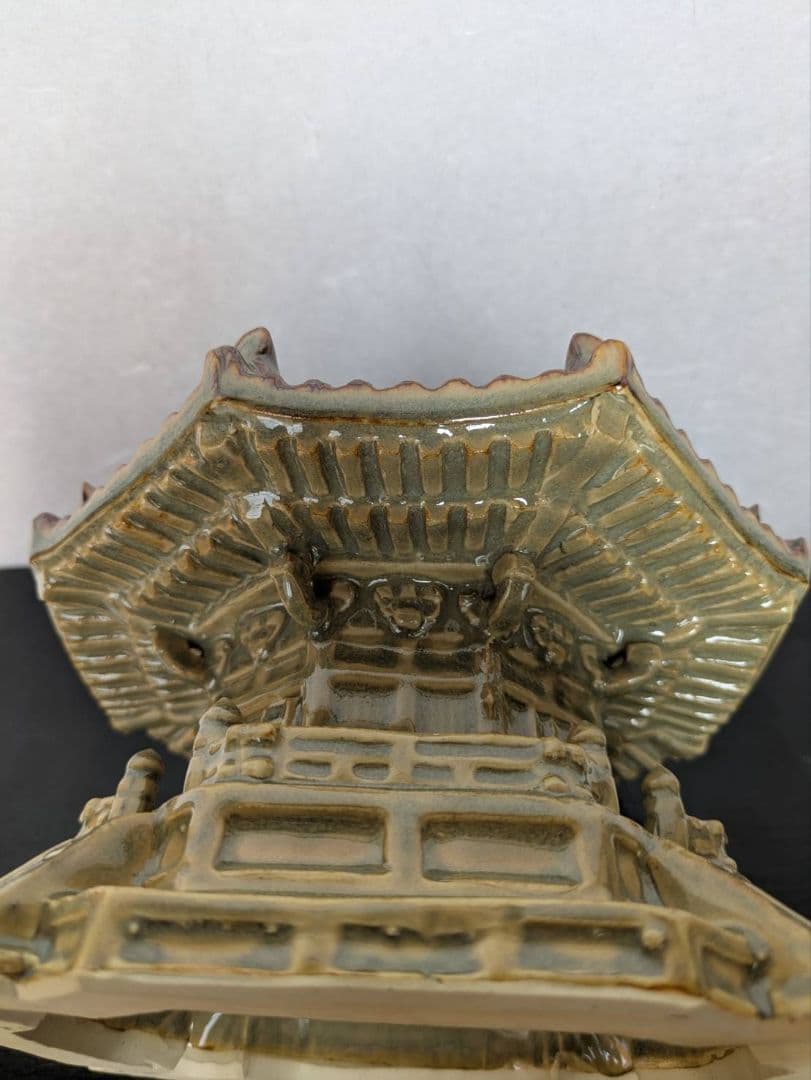 夢殿 赤膚焼 インテリア 置物 アンティーク 旧家収蔵 縁起物