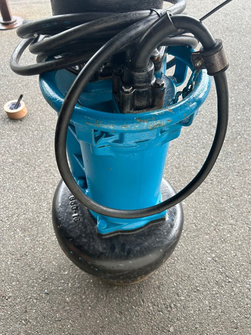 K2ツルミ一般工事排水用水中ポンプKRS-85.5 200V 50Hz 5kW5