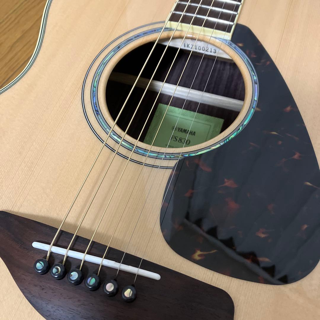 【美品】YAMAHA FS830 アコースティックギター GOTOHペグ仕様