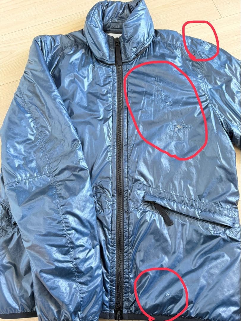 【送料込み❣️】Stone  ナイロンジャケット ネイビー