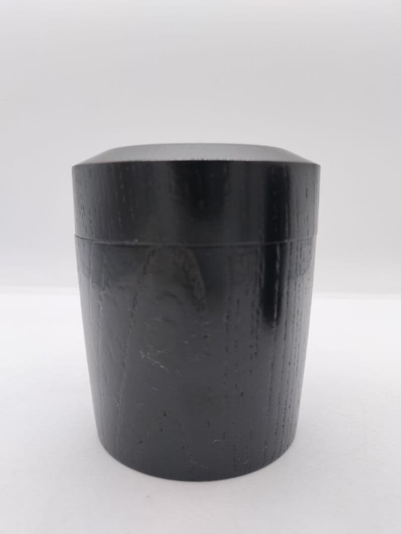 c760 詰棗 一双 木製掻合　挽家 詰茶入　茶道具 古物