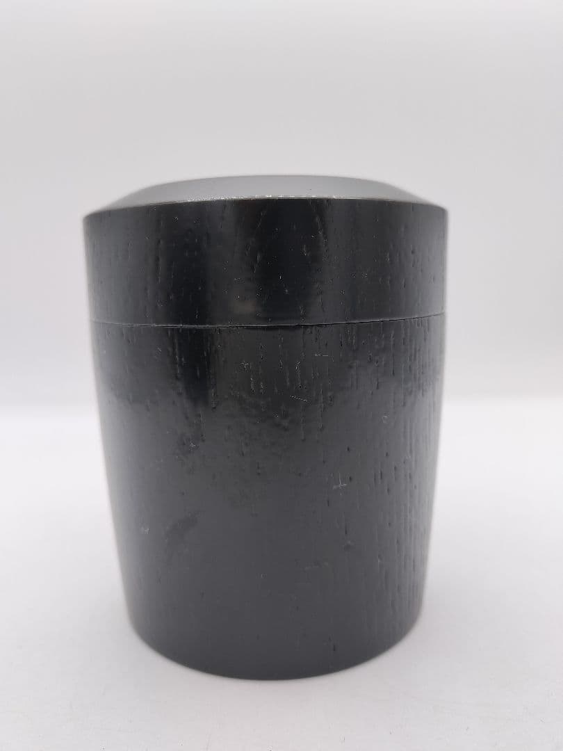 c760 詰棗 一双 木製掻合　挽家 詰茶入　茶道具 古物