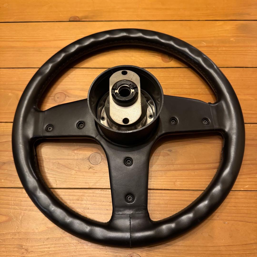 BBS ステアリングホイール カーボン柄 イタルボランテ 3本スポーク