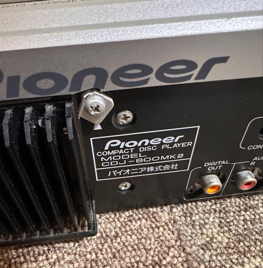 NO (2) Pioneer CDJ-800MK2 シルバー 動作確認済み