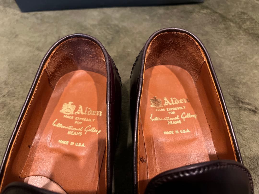 最終値下Alden ビームス別注　コードバンローファー　N6214 スリッポン