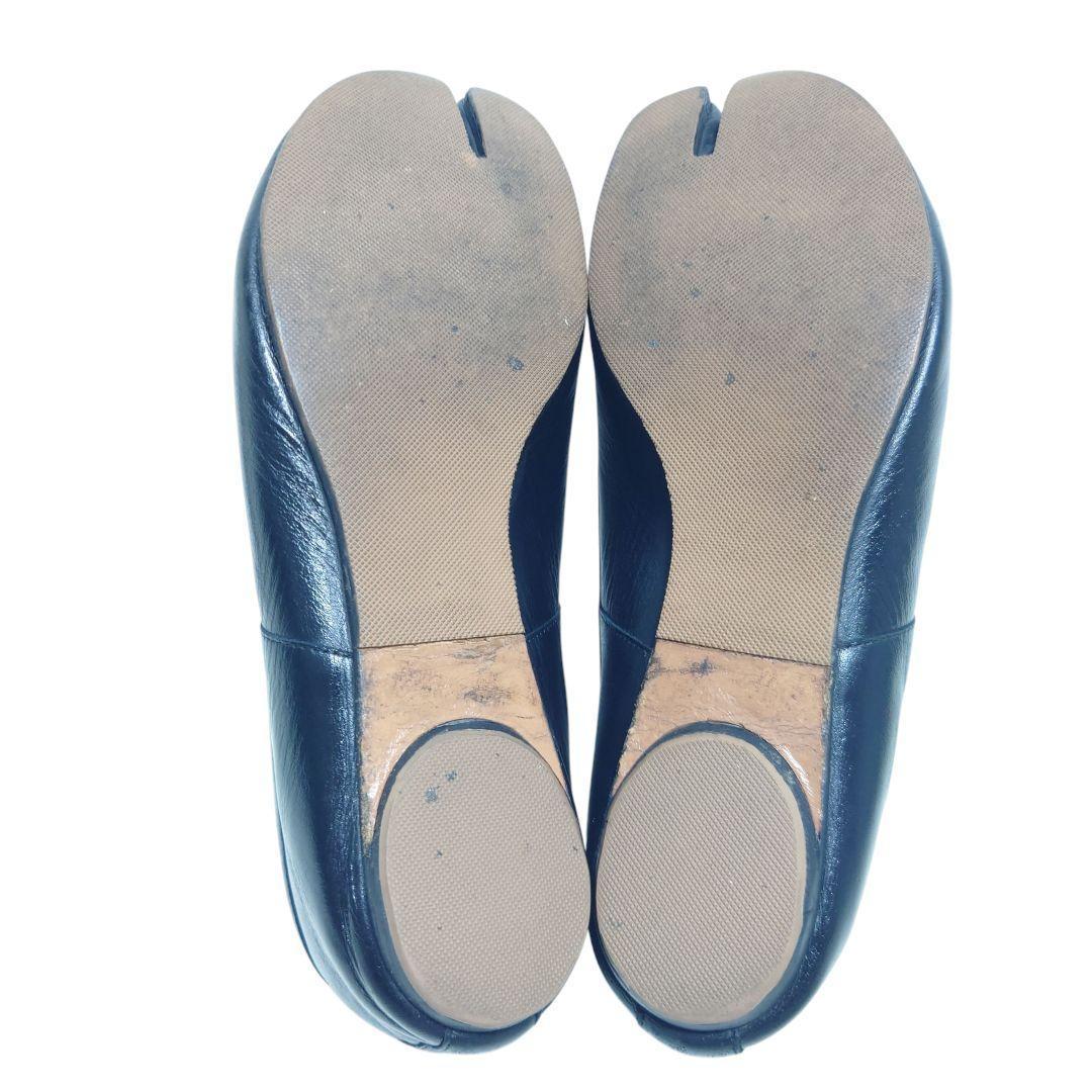 メゾンマルジェラ 足袋シューズ バレエ 23 ブラック