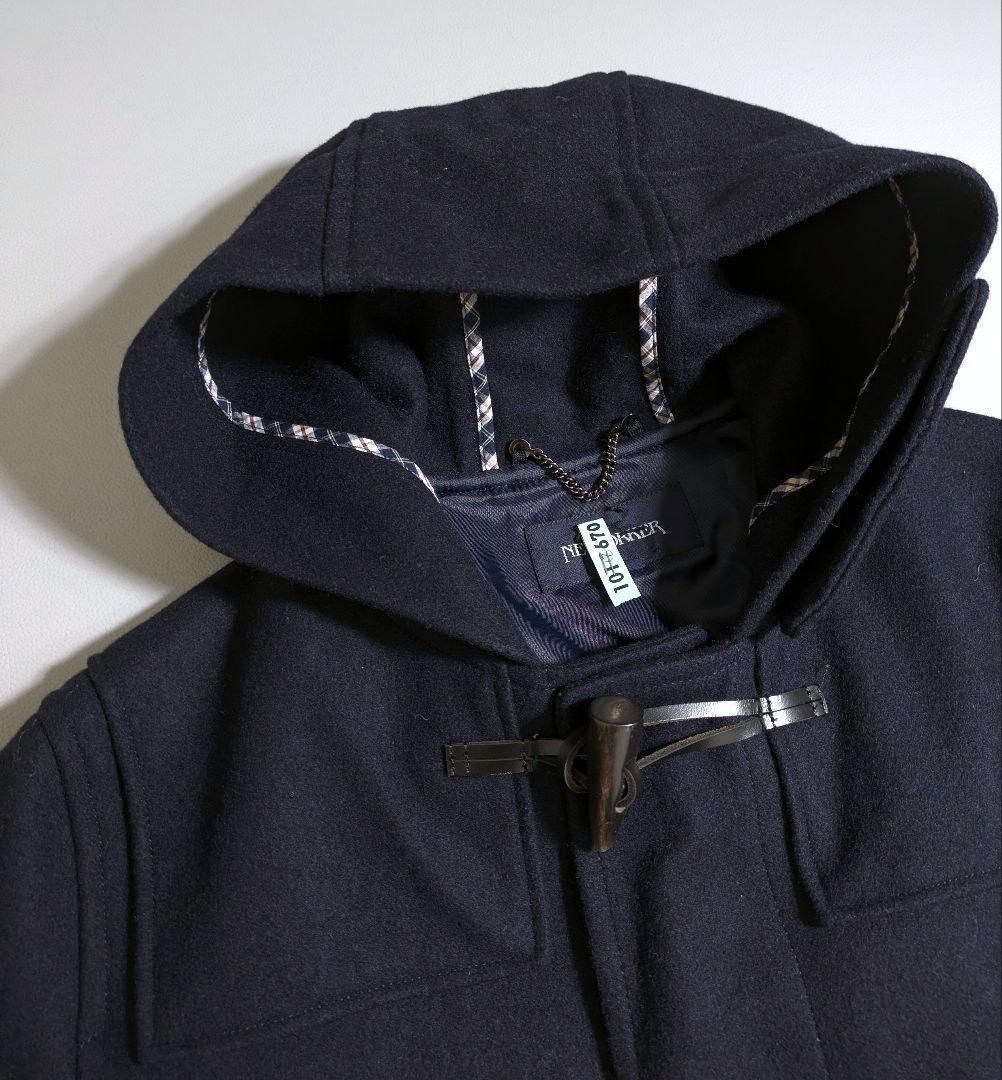 ニューヨーカー／近年もの メンズ 上質ウールダッフルコート ネイビー トグル