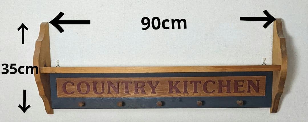 カントリ雑貨　ウッドシェルフ