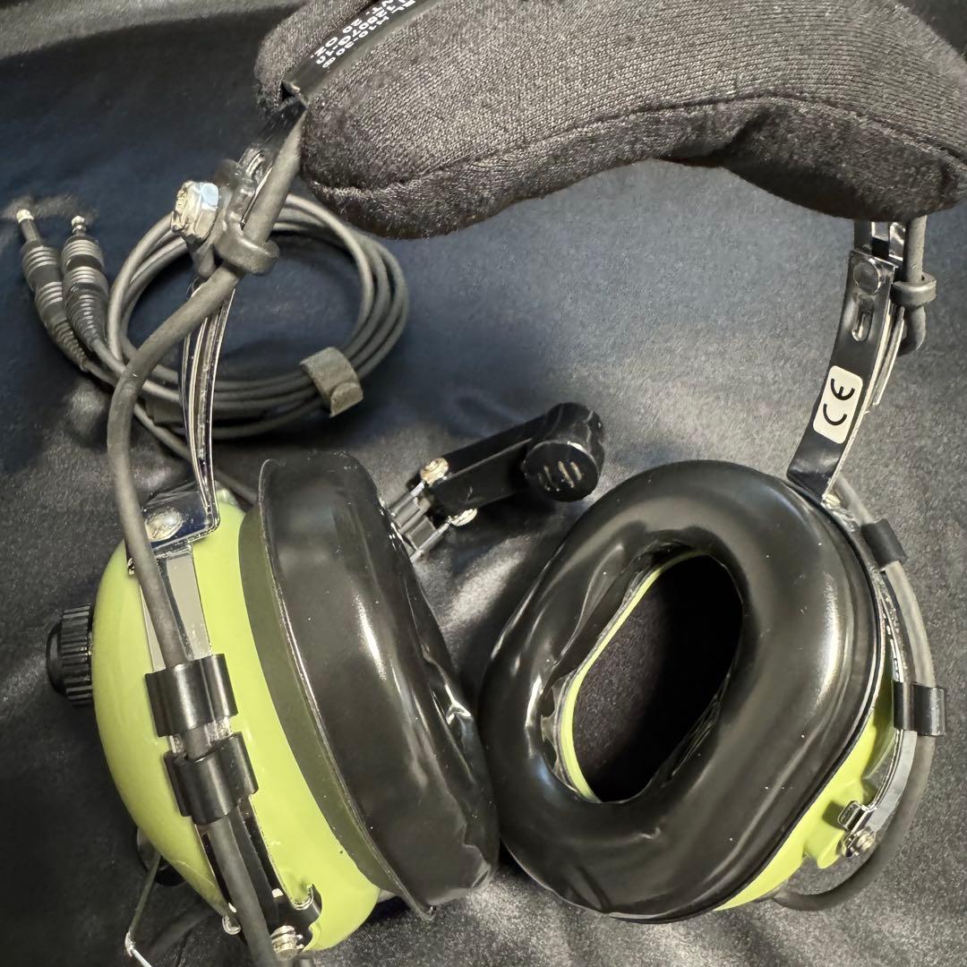 【美品】David Clark Ｈ10-30 ( 固定翼用 ) 航空ヘッドセット