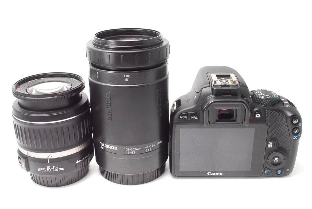 ✨超望遠デビュー✨初心者さんも安心✨✨CANON KISS X7✨ダブルレンズ