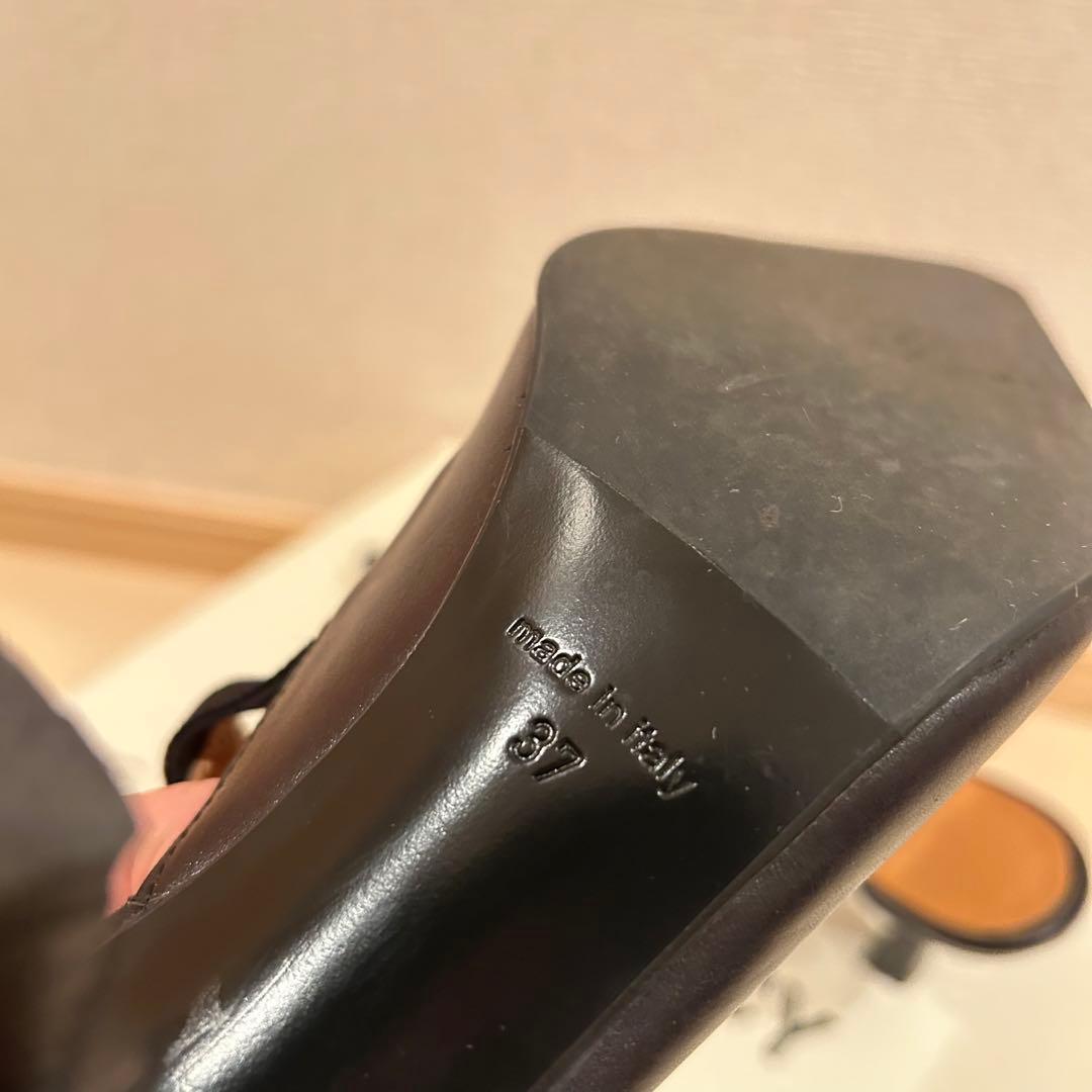 【値下げ中】OUR LEGACY ヒール ミュール　ブラック　靴