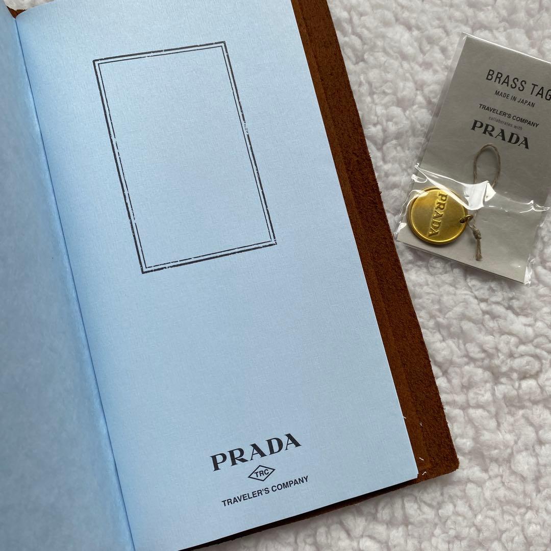 PRADA プラダ トラベラーズノート ブラスタグ