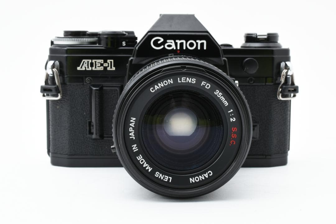 美品★ キャノン AE-1 ブラック FD 35mm F2 S.S.C.