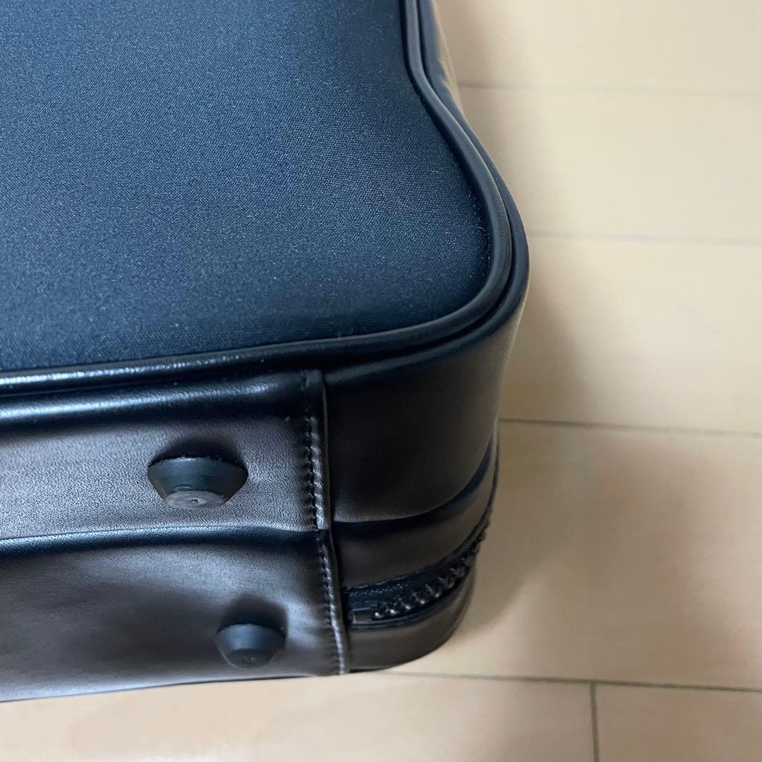 【数回使用程度】 フジタカ ルフト ビジネスバッグ 2way ネイビー 2層式