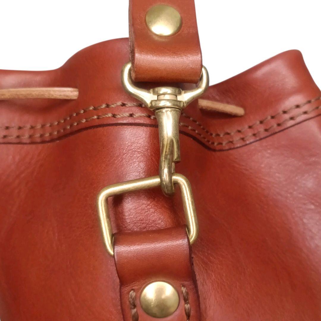 ✨HERZ 巾着ショルダーポシェット CK28 バケツ型 ショルダーバッグ L