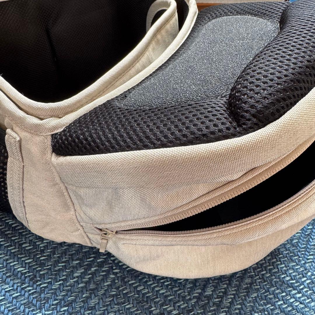 美品　POLBAN ADVANCE ヒップシート ベージュ　ショルダーベルト付き