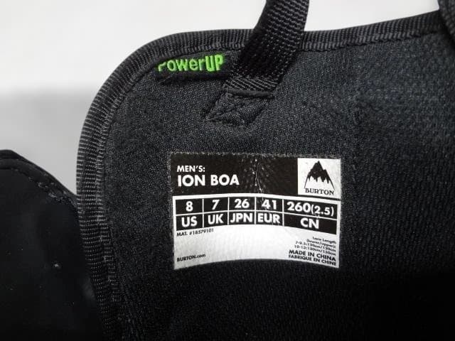 BURTON ION バートン　アイオン　ダブルボア　２６㎝　美品