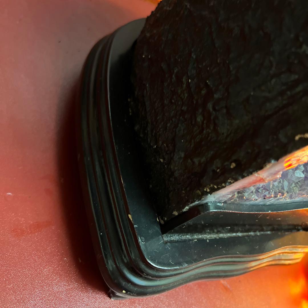 タイムセール！鑑別書付  アメジストドーム 国際パワーストーン協会