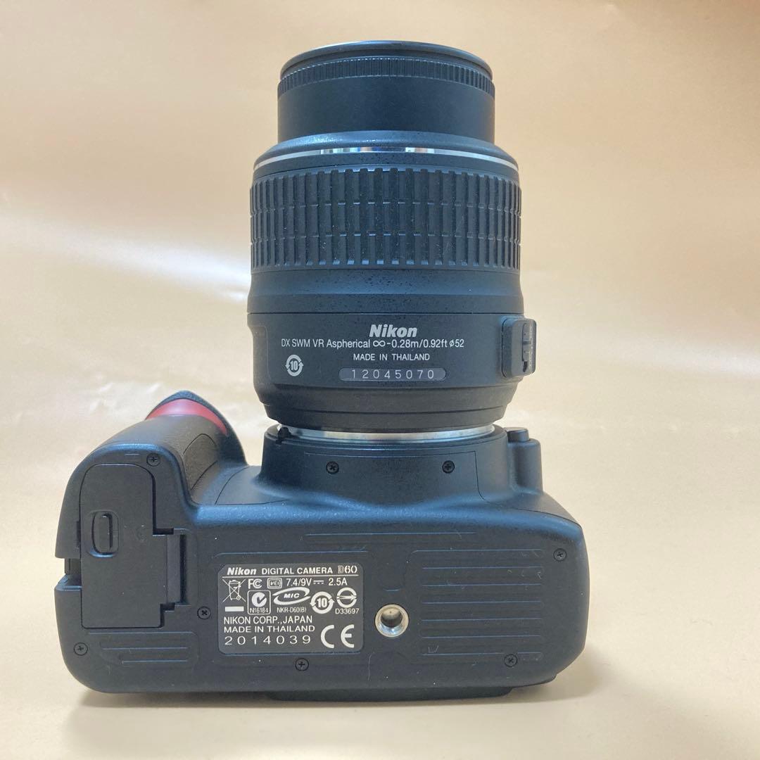 ⭐︎SDカード付き⭐︎Nikon D60 デジタル一眼レフカメラ 完動品