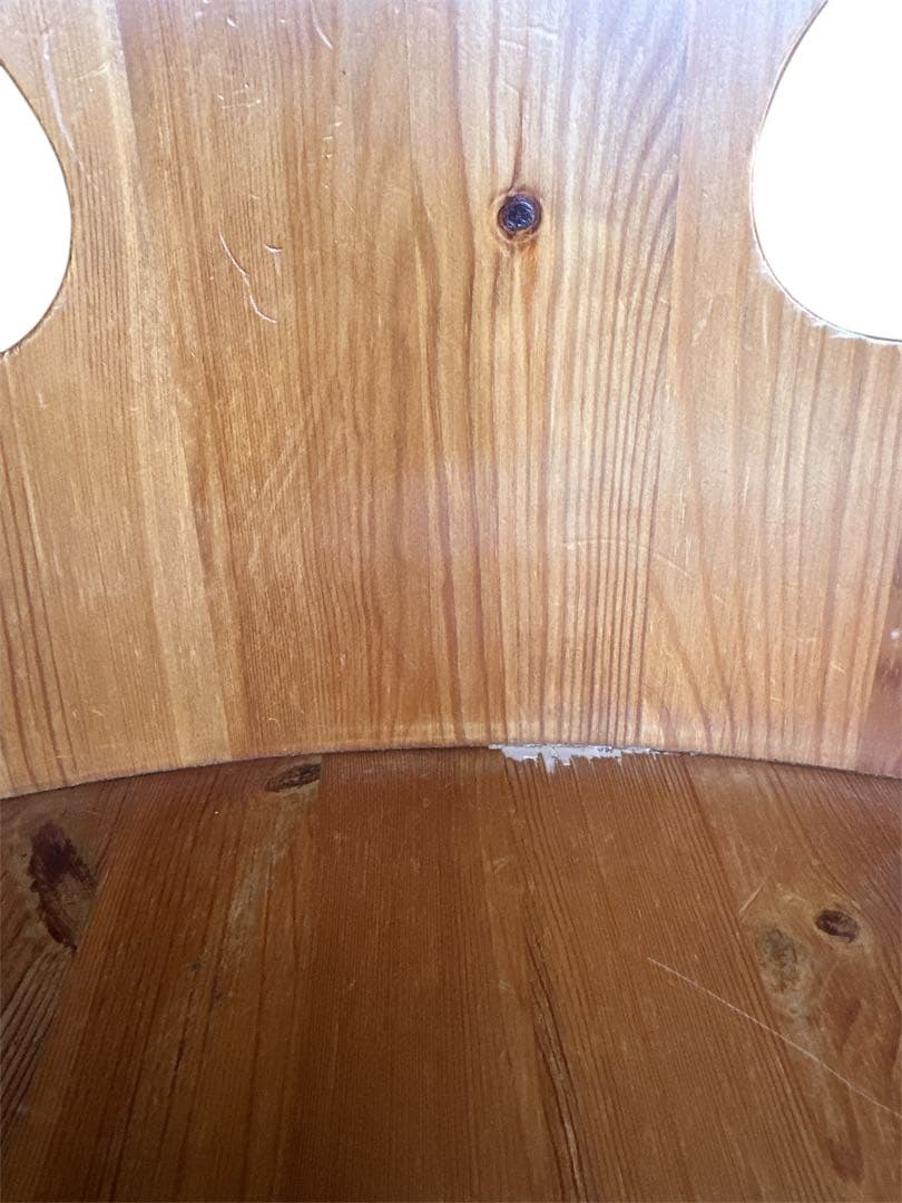 【antique】木製カントリーチェア 北欧風カフェチェア　2脚セット