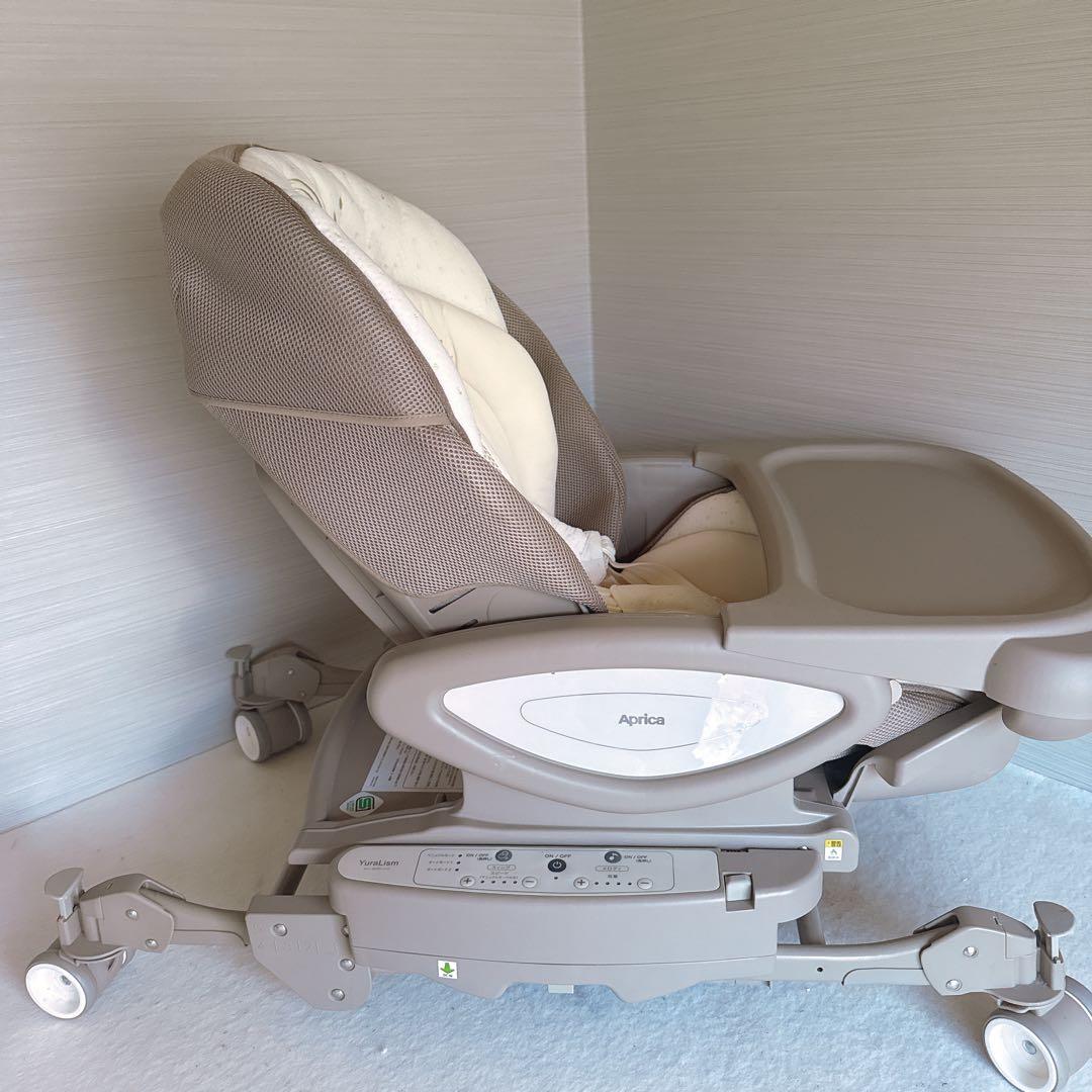 Aprica ユラリズム オート 電動スウィング ハイローチェア 新生児対応