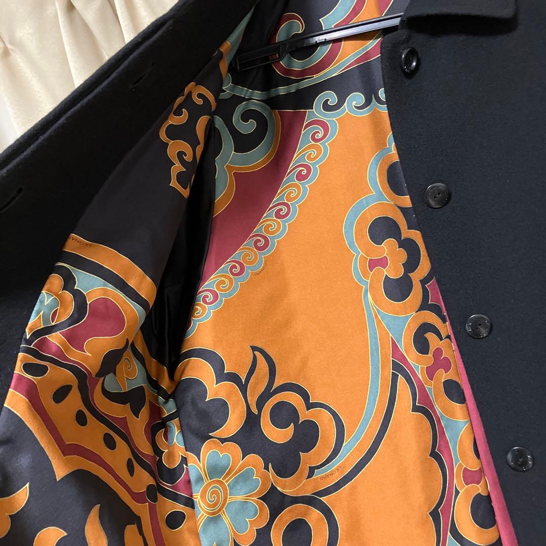 charlynさま専用♡最終価格♡レオナール　カシミヤ混ハーフコート