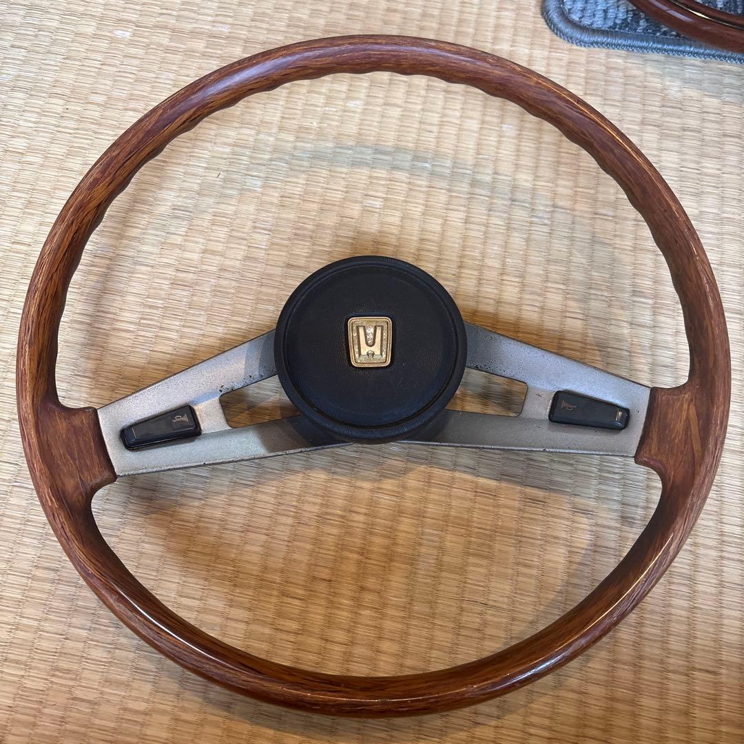 ホンダ シビック ウッド ステアリングホイール ハンドル 旧車 当時物