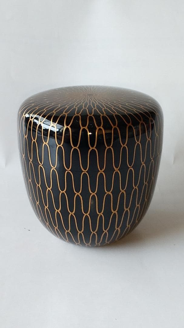 Gojyo初瀬川柳庵 作 出世 アミ棗即中斎好宗匠在判箱書花押共箱共布新品