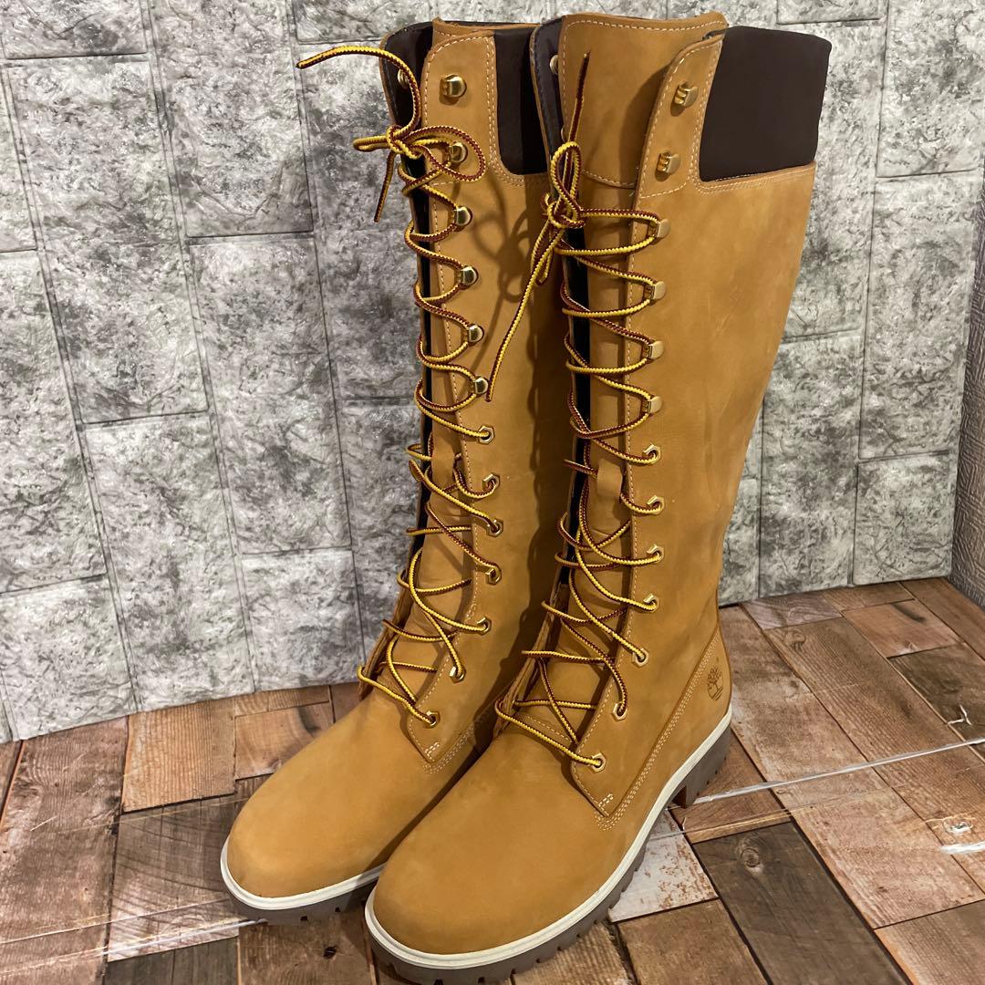 #906 希少　【超美品】Timberland　8M 26cm ロングブーツ