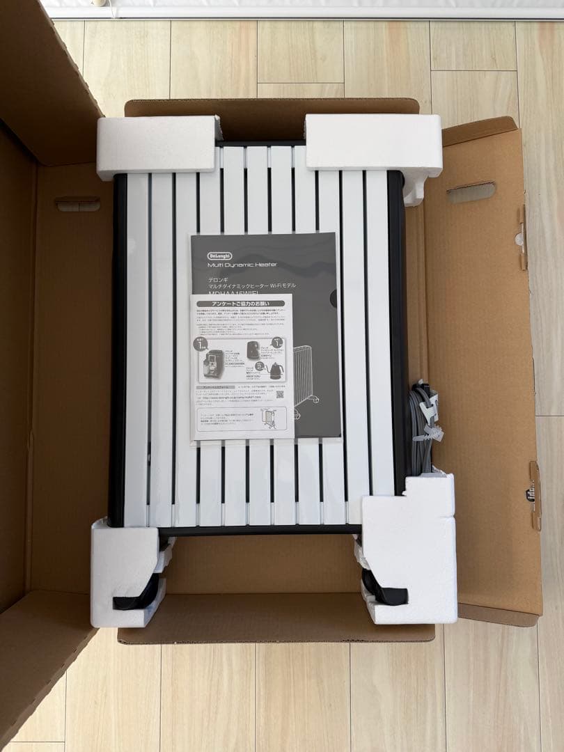 【美品】デロンギ ゼロ風暖房Wi-Fi MDHAA15WiFi-BK