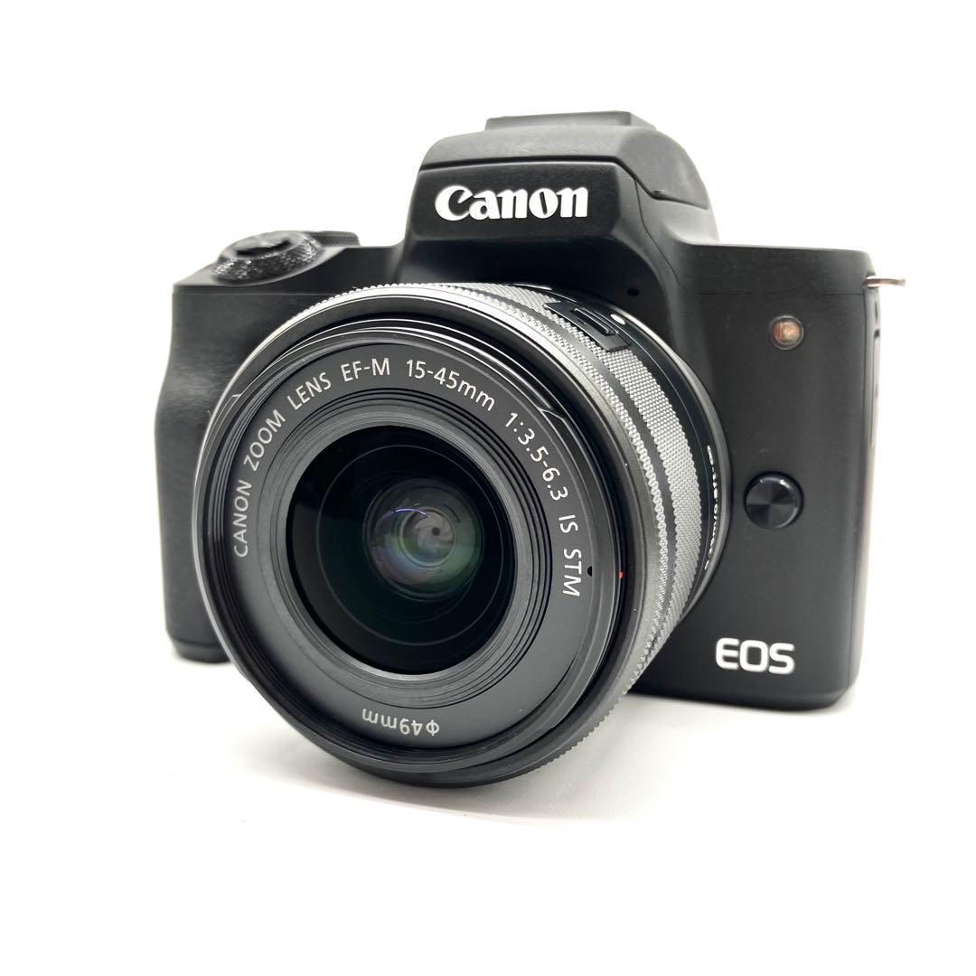 Wi-Fi対応♪ Canon EOS Kiss M2 ブラック 15-45mm