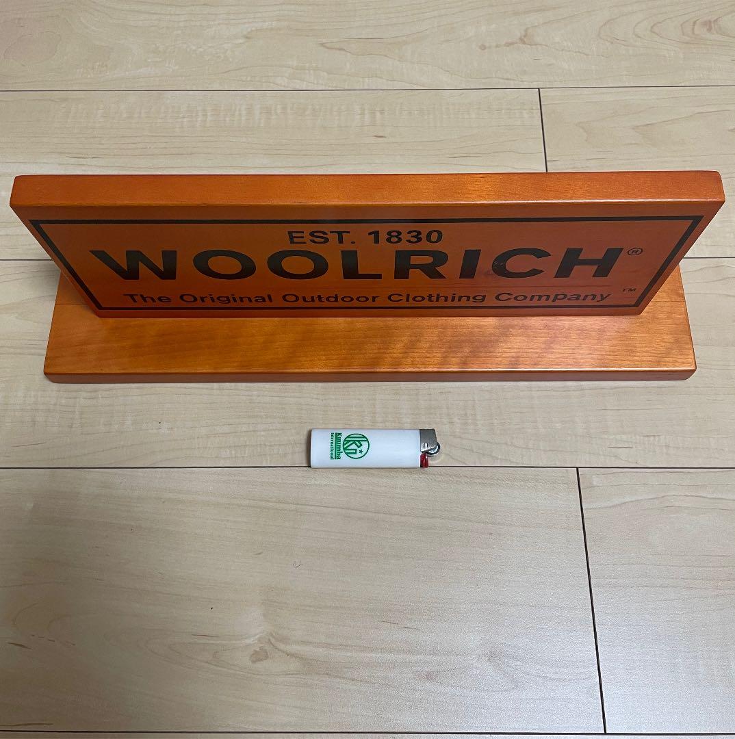非売品!! wool rich(ウールリッチ)/木製/広告ディスプレイ/看板