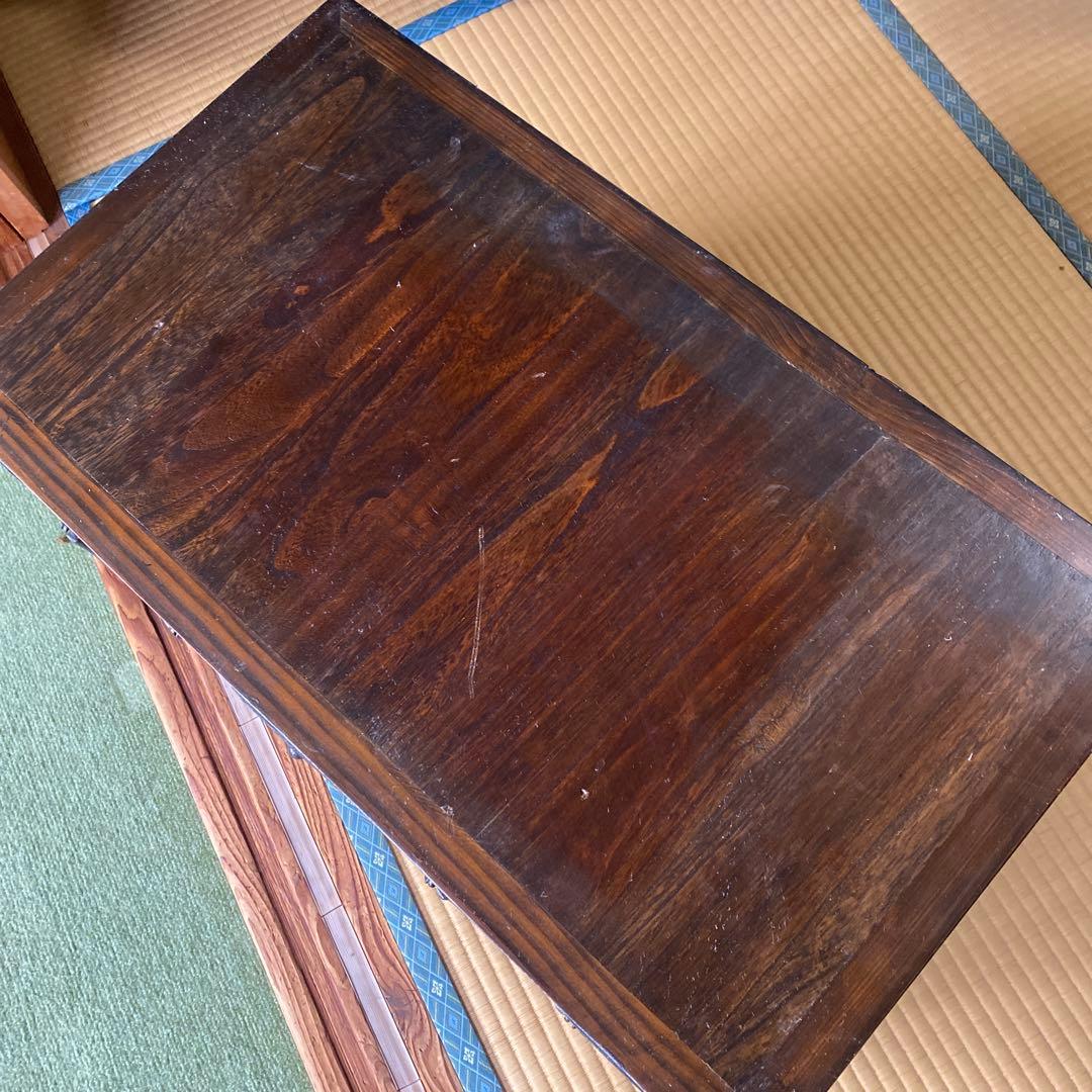 日本の伝統的な木製タンス　時代箪笥風　鍵付き　工芸品